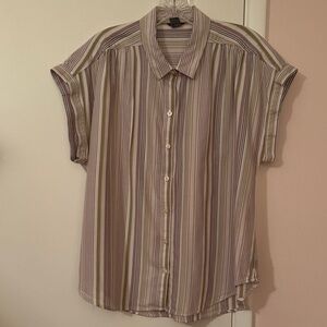Striped Short Sleeve Eddie Bauer Shirt